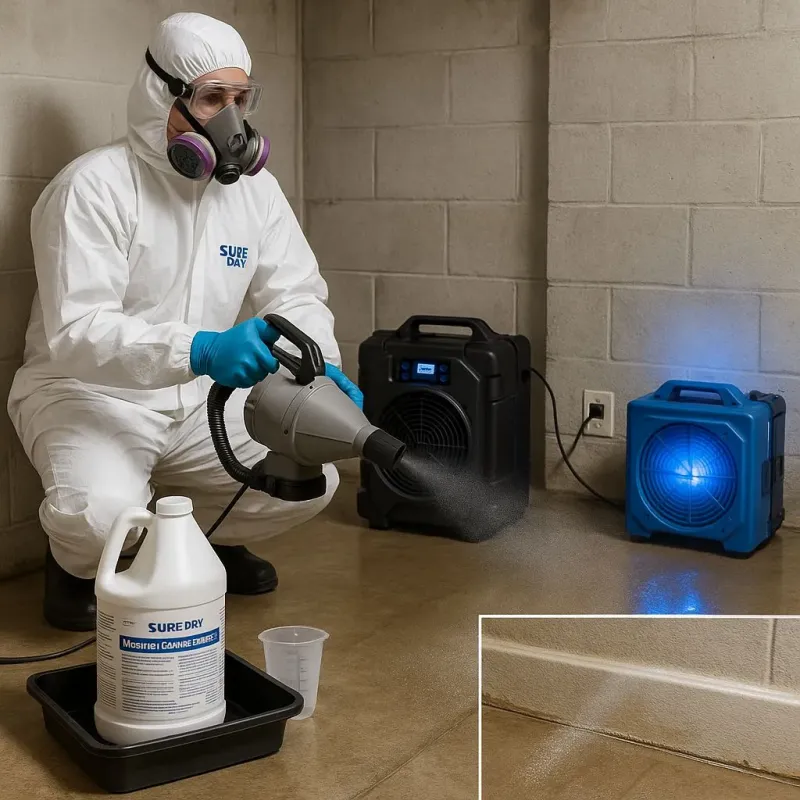 Sanitization and Odor Removal process in Franksville, WI