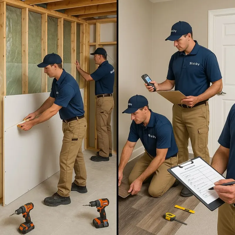 Repairs and Reconstruction process in Franksville, WI